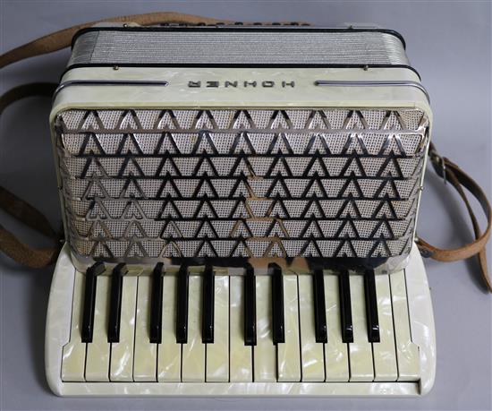 A Hohner accordion